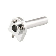 WAXIAYUZ Universal Motorcycle Hand Grip 22mm 7/8 Inch Aluminium Motorcycle Modified Quick Handlebar Throttle Turn Grip (Silver)